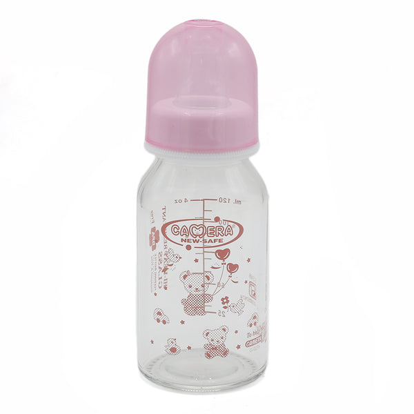 Camera Glass Feeder 4oz - Pink