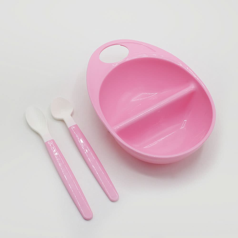 MomLove Fork & Bowel Set - Pink, Plates & Bowls, Chase Value, Chase Value