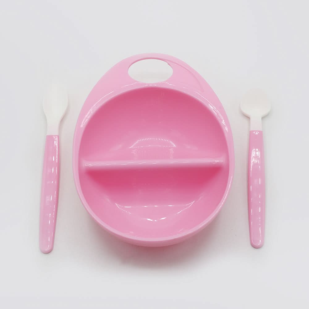 MomLove Fork & Bowel Set - Pink, Plates & Bowls, Chase Value, Chase Value