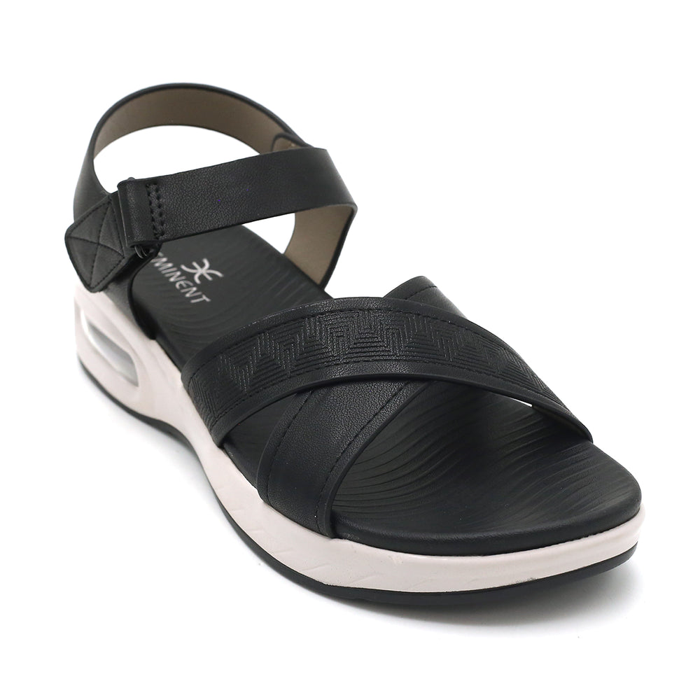 Eminent Women's Softy Sandal - Black, Women Sandals, Eminent, Chase Value
