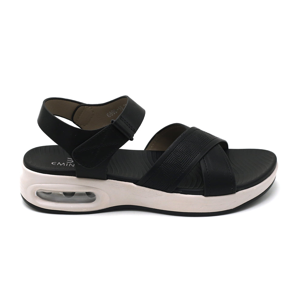 Eminent Women's Softy Sandal - Black, Women Sandals, Eminent, Chase Value