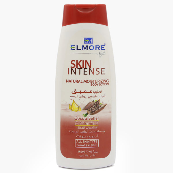 Elmore Soft Skin Intense Natural Moisturizing Body Lotion Cocoa Butter & Vitamin E, 250Ml, Beauty & Personal Care, Lotion & Cream, Elmore, Chase Value