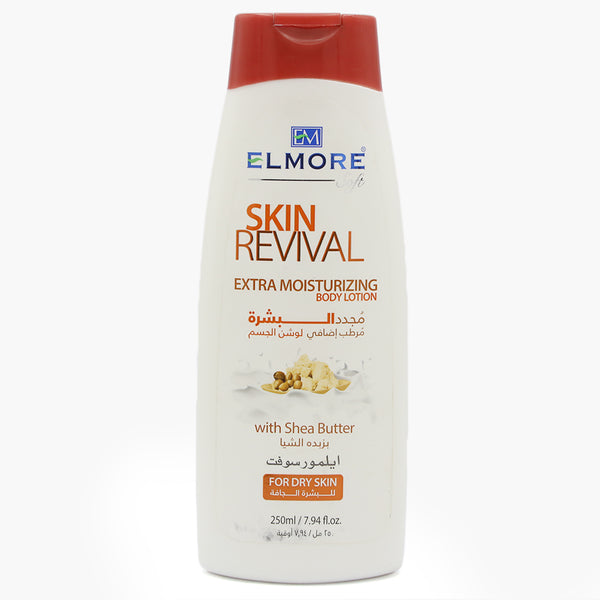 Elmore Soft Skin Revival Extra Moisturizing Body Lotion, For Dry Skin, 250ml, Creams & Lotions, Elmore, Chase Value