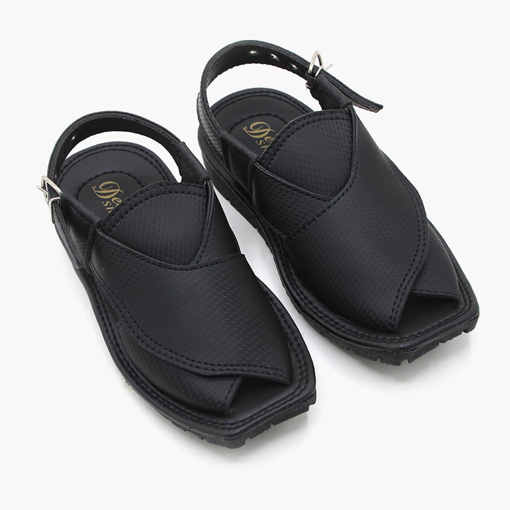 Boys Peshawri Sandal - Black, Boys Sandals, Chase Value, Chase Value