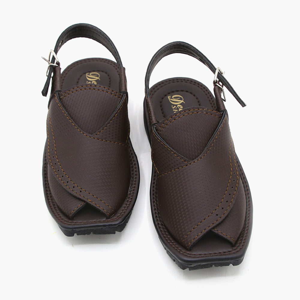 Boys Peshawri Sandal - Brown, Boys Sandals, Chase Value, Chase Value