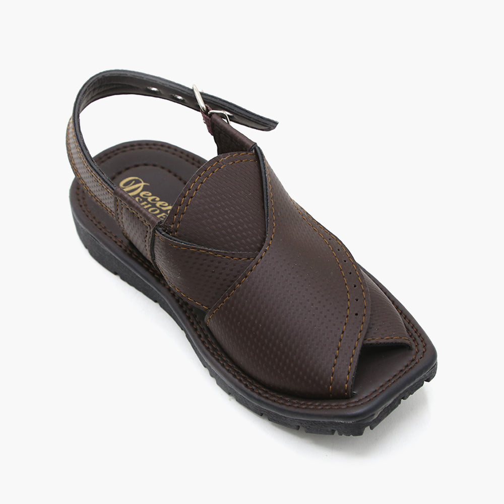 Boys Peshawri Sandal - Brown, Boys Sandals, Chase Value, Chase Value