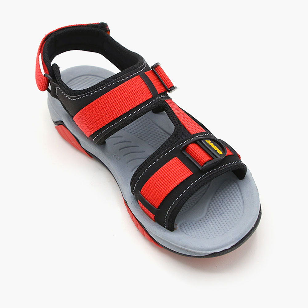Boys Kito Sandal - Red, Boys Sandals, Chase Value, Chase Value