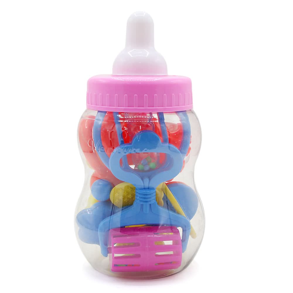 Rattle Set Small Feeder - Pink, Feeding Supplies, Chase Value, Chase Value