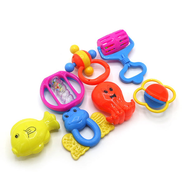 Rattle Set Small Feeder - Pink
