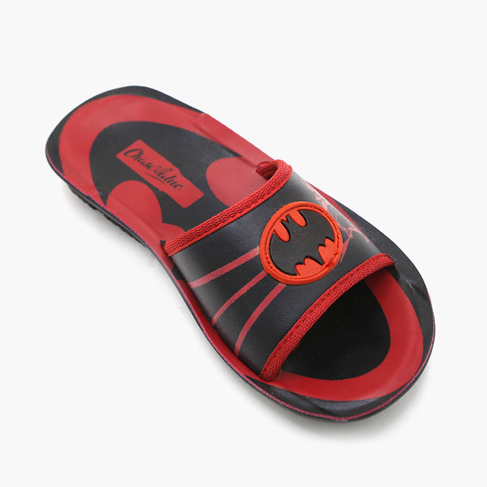 Boys Slipper - Red, Boys Slippers, Chase Value, Chase Value