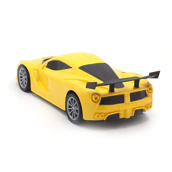 Remote Control Car Without Charger - Yellow