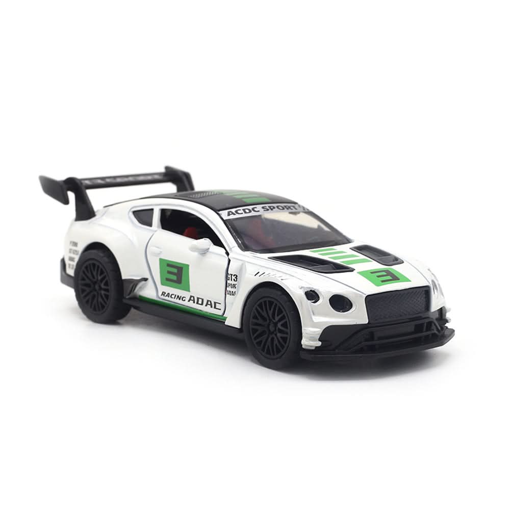 YZ Die Cast Alloy Metal Pull Back Car - White, Non-Remote Control, Chase Value, Chase Value