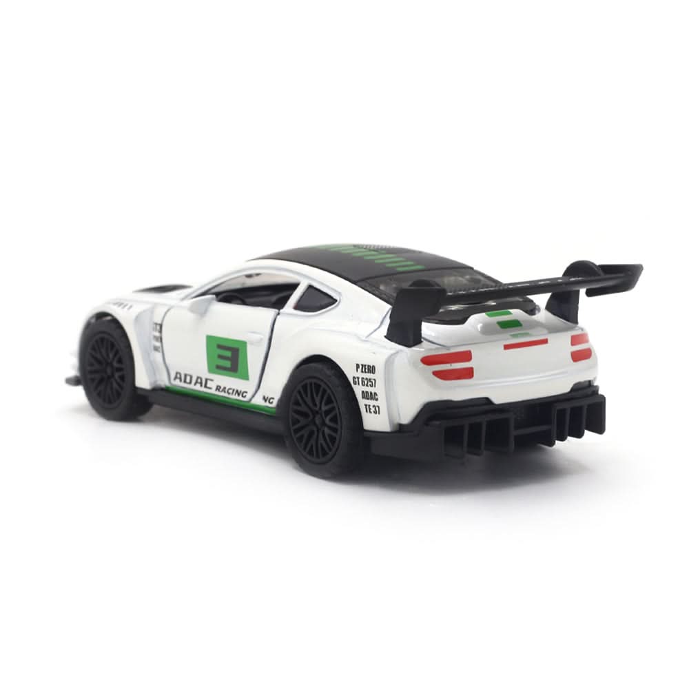 YZ Die Cast Alloy Metal Pull Back Car - White, Non-Remote Control, Chase Value, Chase Value
