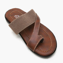 Boys Slipper - Brown