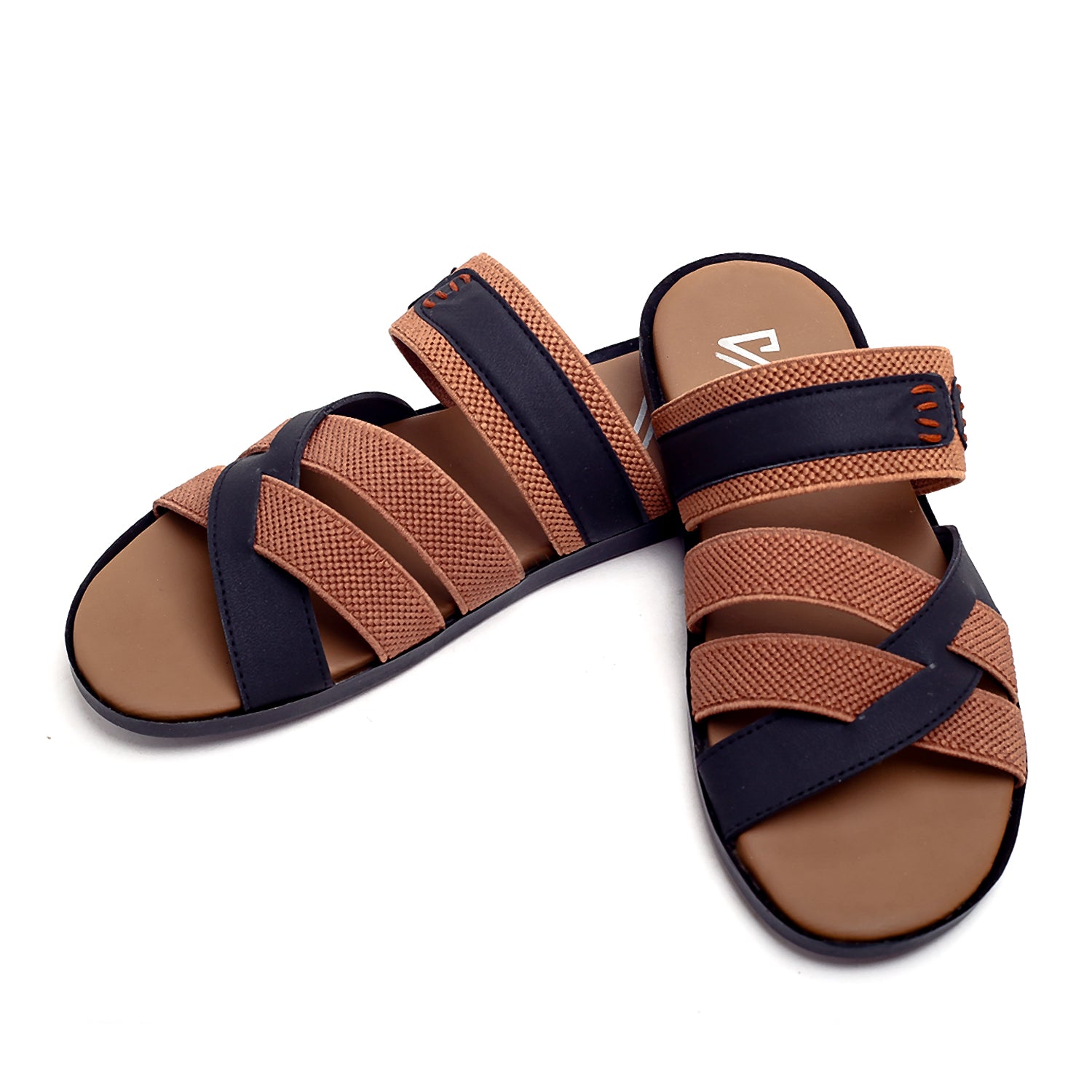 Valuable Causal Open Toe Slipper L-001/M178 - Black, Men's Slippers, Chase Value, Chase Value