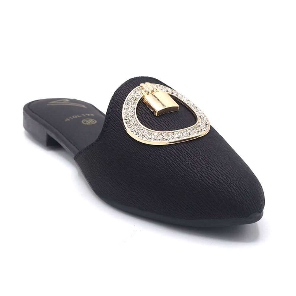 Women's Backless Pump - Black, Women Backless Pumps, Chase Value, Chase Value
