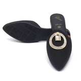 Women's Backless Pump - Black, Women Backless Pumps, Chase Value, Chase Value