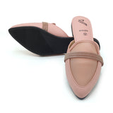 Valuable Women's Backless Pump - Peach, Women Backless Pumps, Chase Value, Chase Value