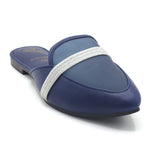 Valuable Women's Backless Pump - Navy Blue, Women Backless Pumps, Chase Value, Chase Value