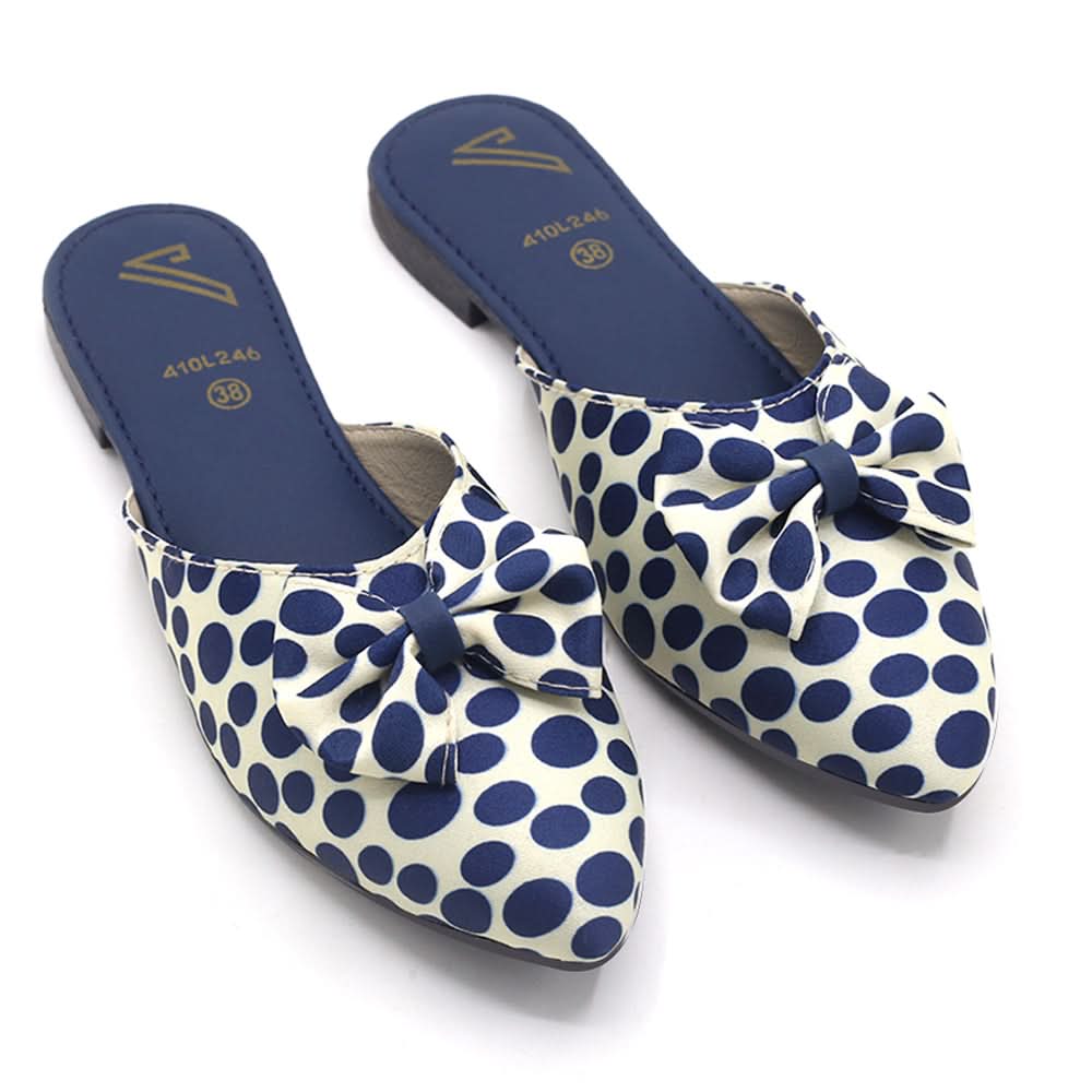 Women's Backless Pump - Blue, Women Backless Pumps, Chase Value, Chase Value