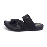 Valuable Buckle Strap Slippers R-008/M185 - Black, Men's Slippers, Chase Value, Chase Value