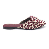 Women's Backless Pump - Maroon, Women Backless Pumps, Chase Value, Chase Value