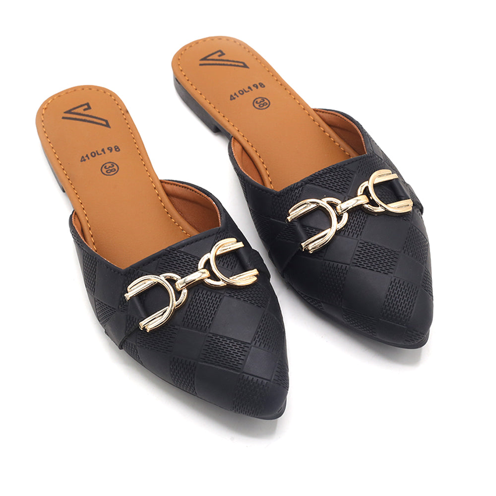 Women's Backless Pump - Back, Women Backless Pumps, Chase Value, Chase Value