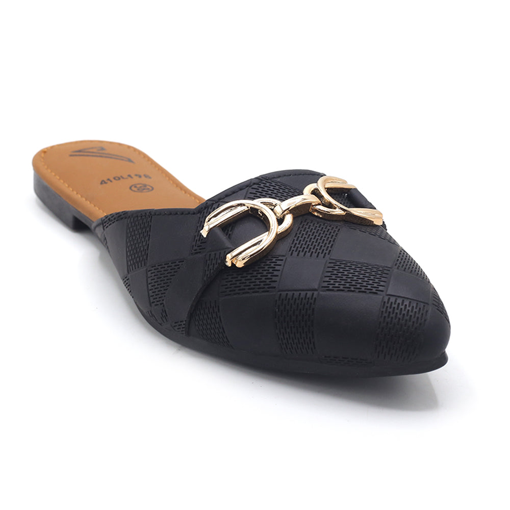 Women's Backless Pump - Back, Women Backless Pumps, Chase Value, Chase Value