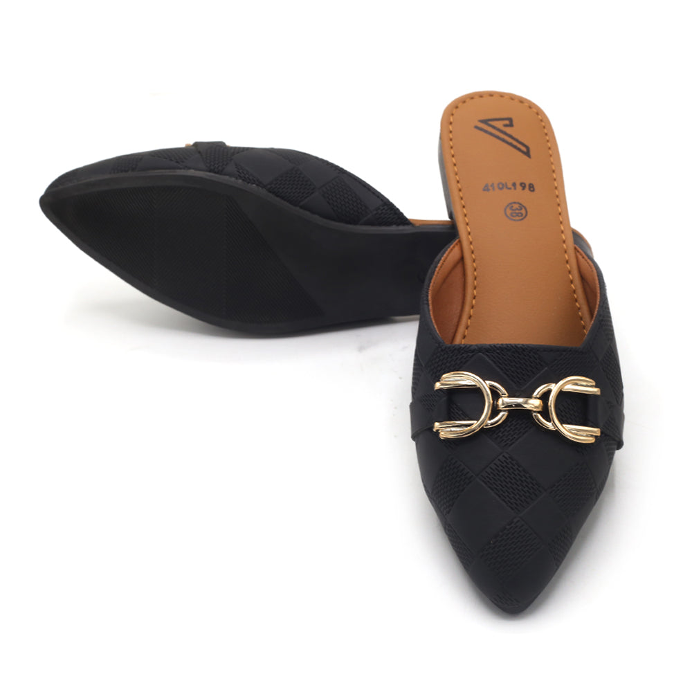 Women's Backless Pump - Back, Women Backless Pumps, Chase Value, Chase Value