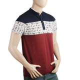 Men's Half Sleeves Polo T-Shirt - Maroon, Men, T-Shirts And Polos, Chase Value, Chase Value