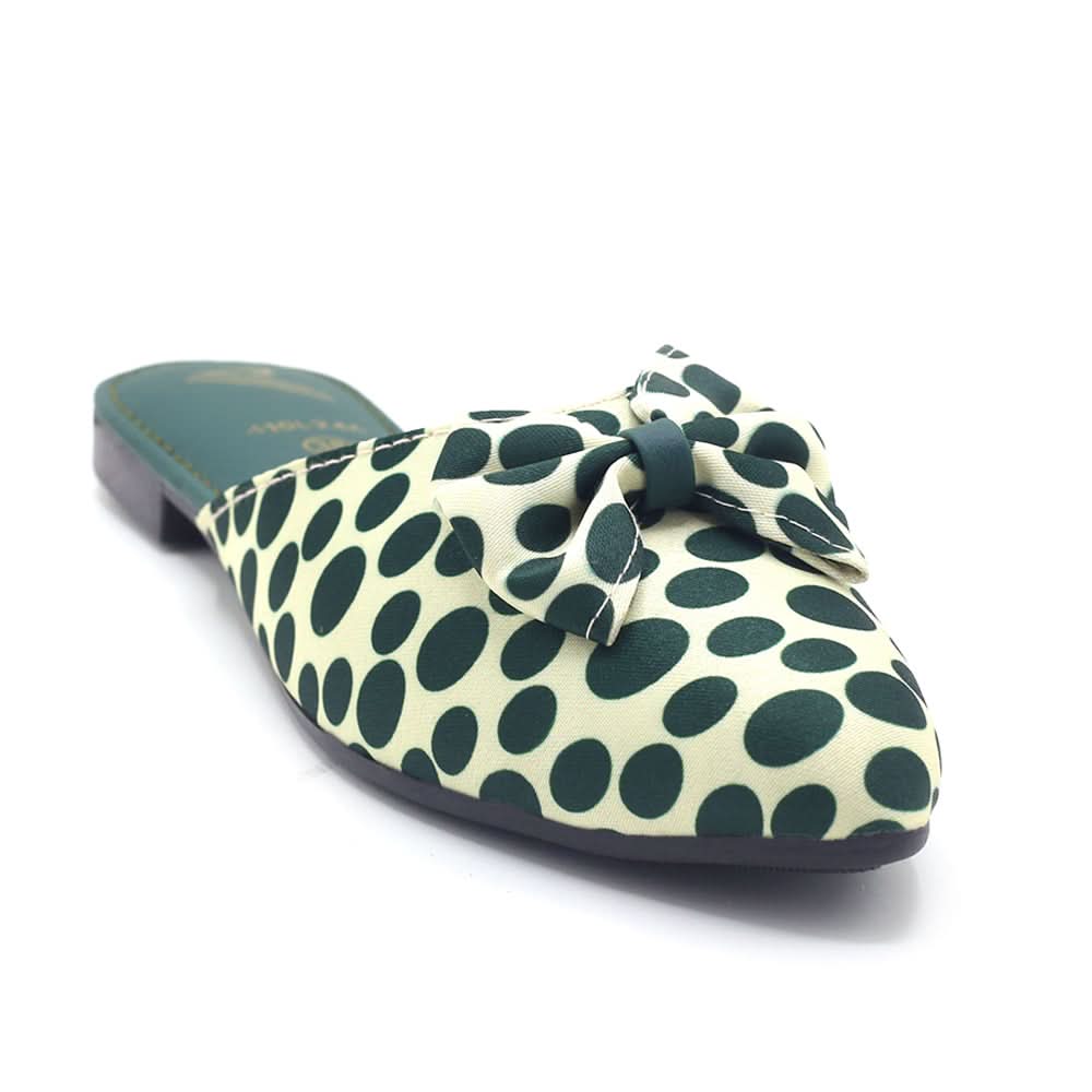 Women's Backless Pump - Green, Women Backless Pumps, Chase Value, Chase Value