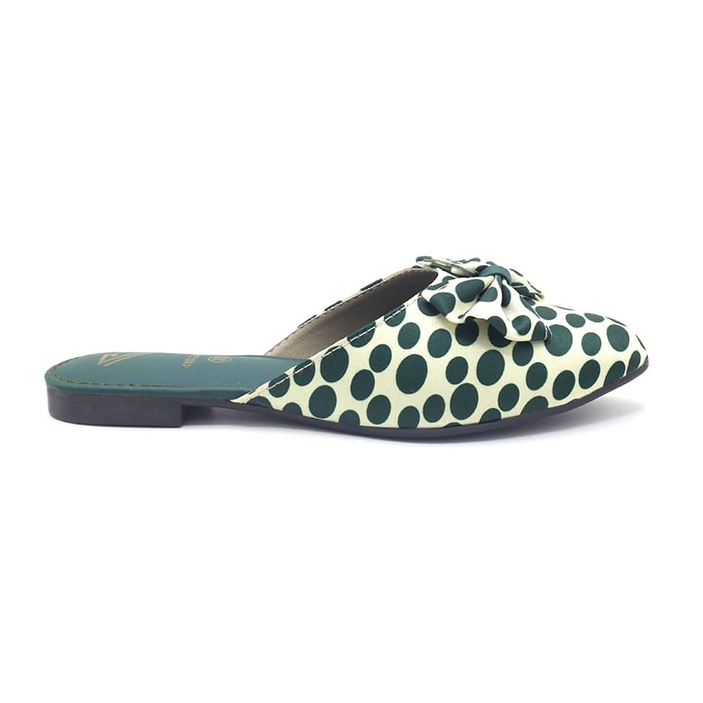 Women's Backless Pump - Green, Women Backless Pumps, Chase Value, Chase Value