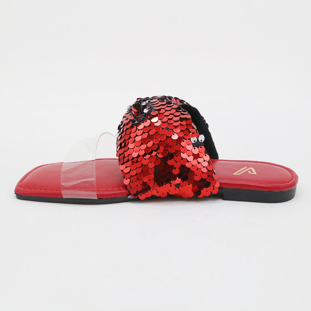 Girls Slipper - Red, Girls Slippers, Chase Value, Chase Value