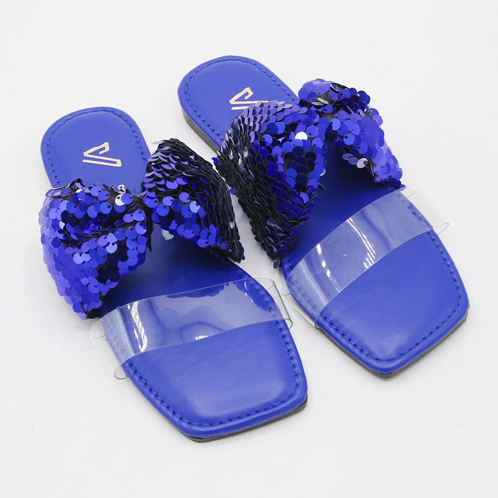 Girls Slipper - Blue, Girls Slippers, Chase Value, Chase Value
