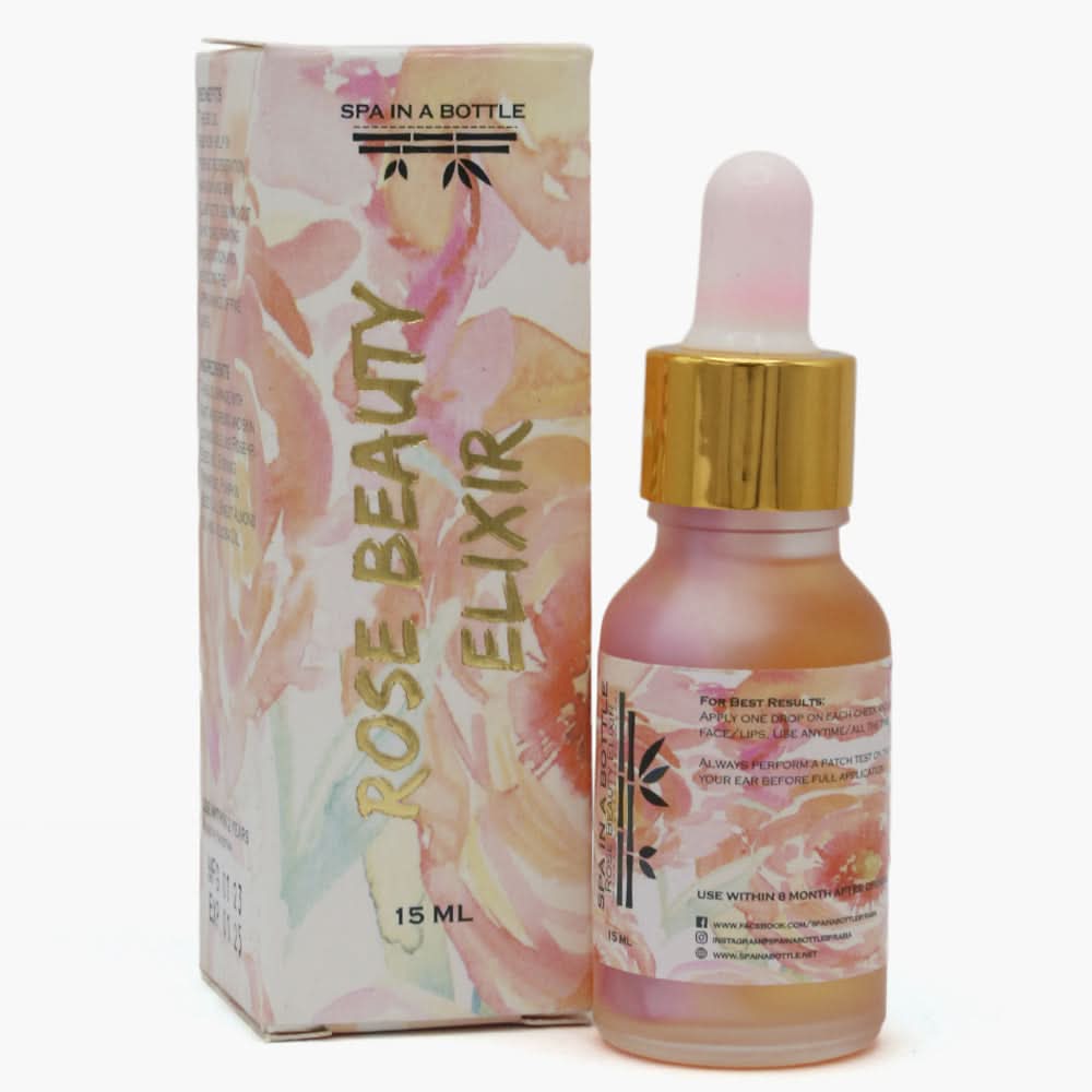 Spa In A Bottle Rose Beauty Elixir, 15ml, Skin Treatments, Spa, Chase Value
