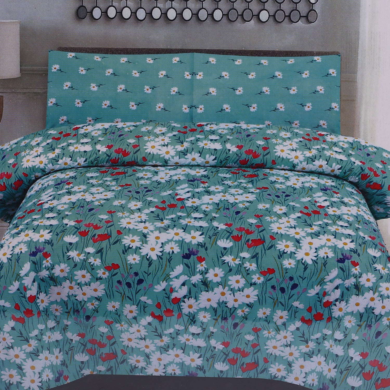 Double Bedsheet 90*98 - Multi Color, Double Size Bed Sheet, Chase Value, Chase Value