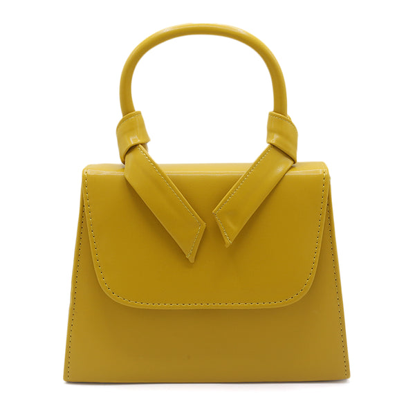 Eminent Knotted Handle Bag - Yellow