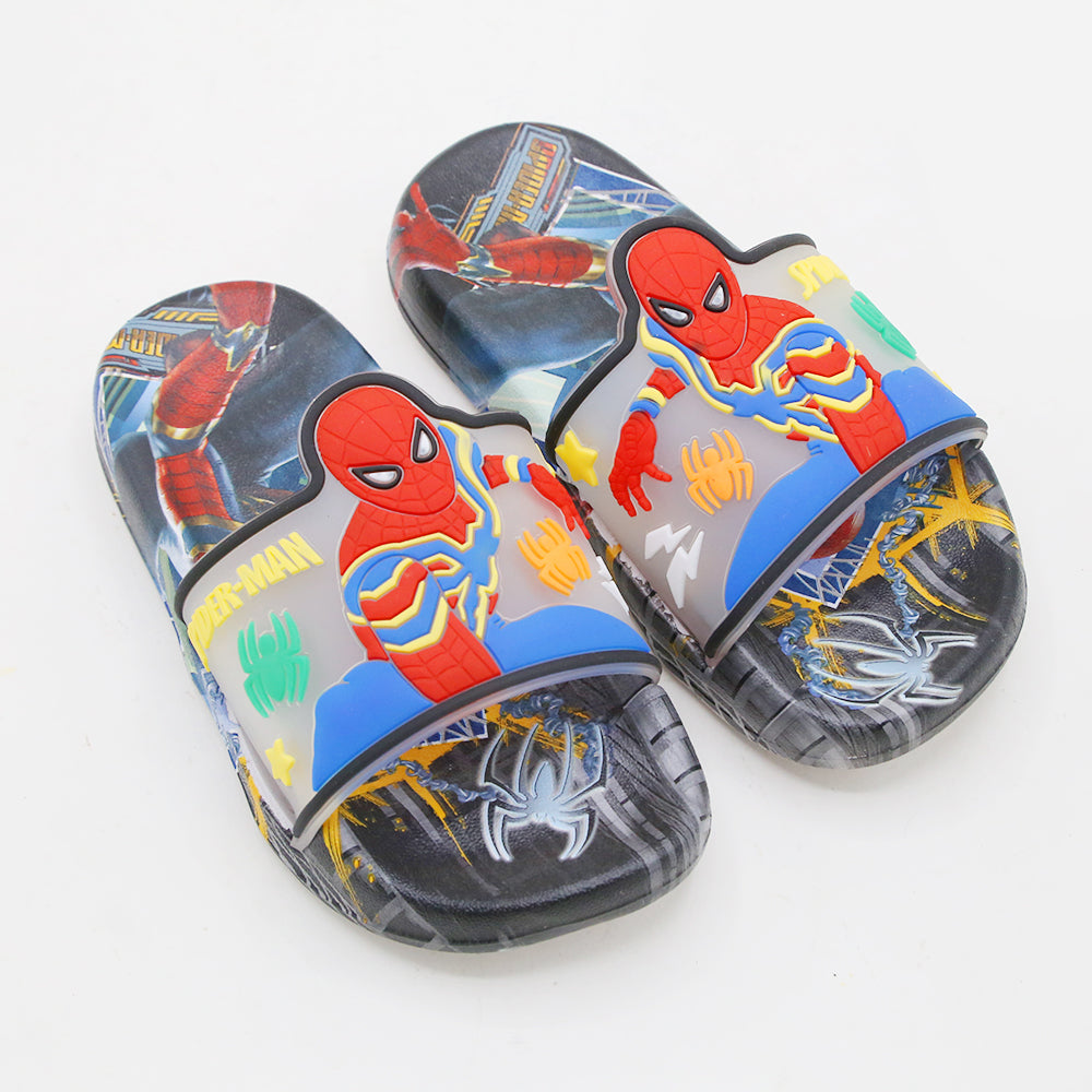Boys Slider - Black, Boys Slippers, Chase Value, Chase Value
