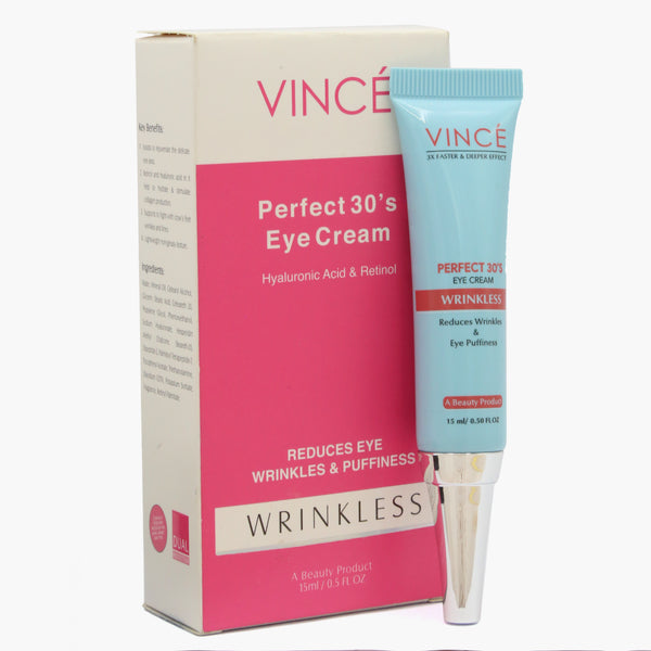 Vince Perfect 30 Eye Cream, 15ml, Creams & Lotions, Vince, Chase Value