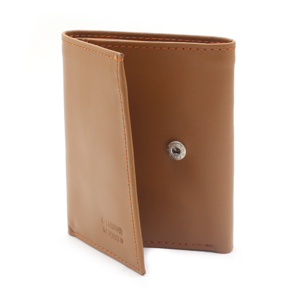 Men's Leather Wallet - Light Brown, Men's Wallets, Chase Value, Chase Value