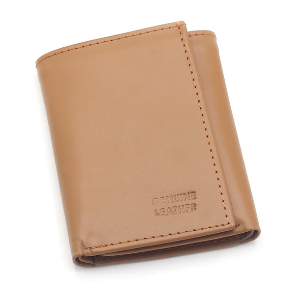 Men's Leather Wallet - Light Brown