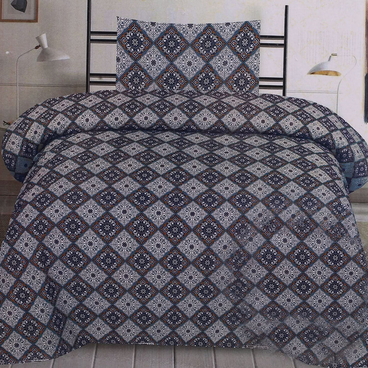 Single Bed Sheet - Multi Color, Single Size Bed Sheet, Chase Value, Chase Value