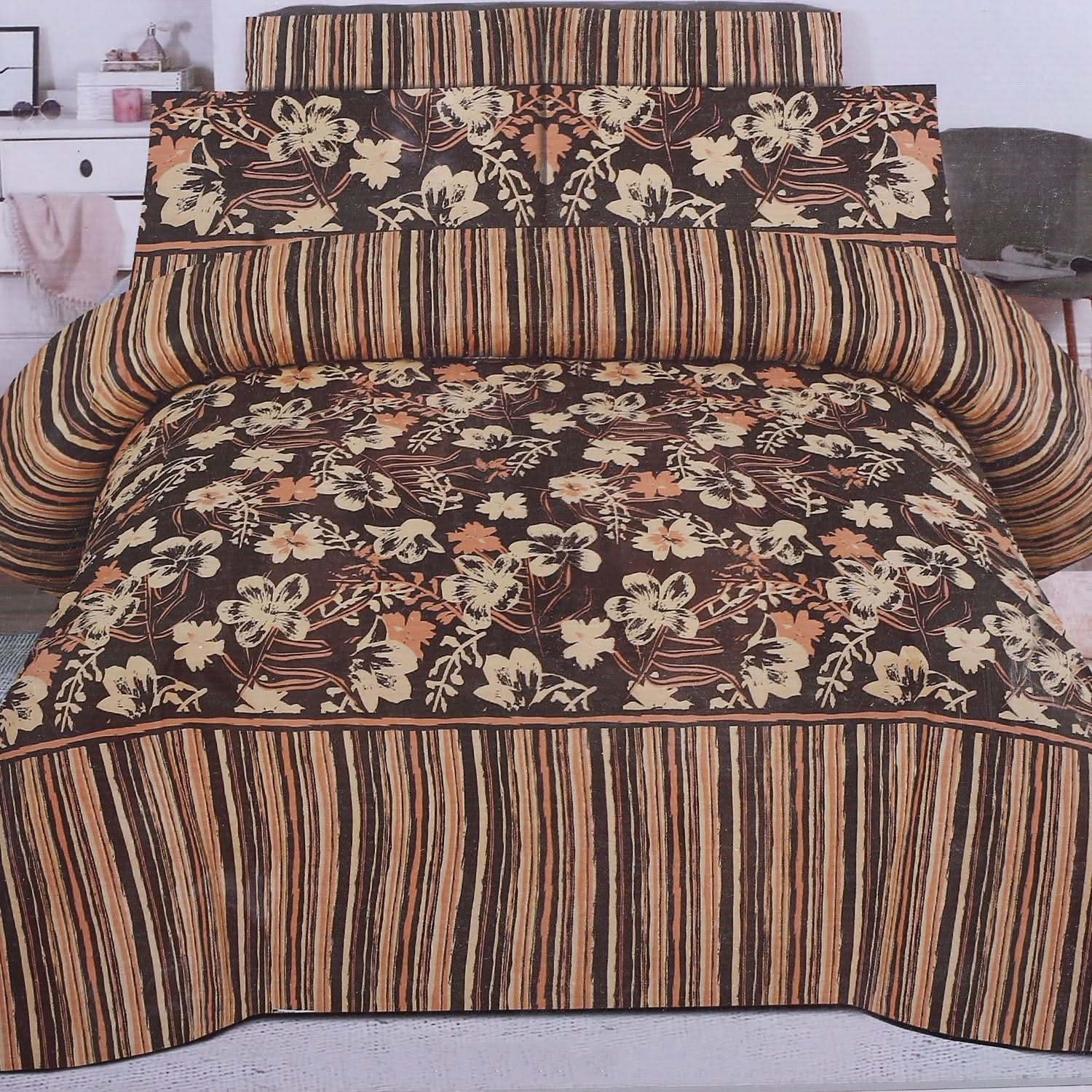 Mix & Match Printed Cotton Double Bedsheet - Multi Color, Double Size Bed Sheet, Chase Value, Chase Value