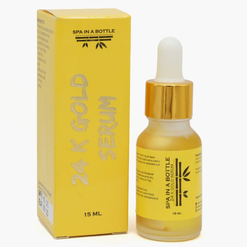 Spa In A Bottle 24K Gold Serum, 15ml, Skin Treatments, Spa, Chase Value