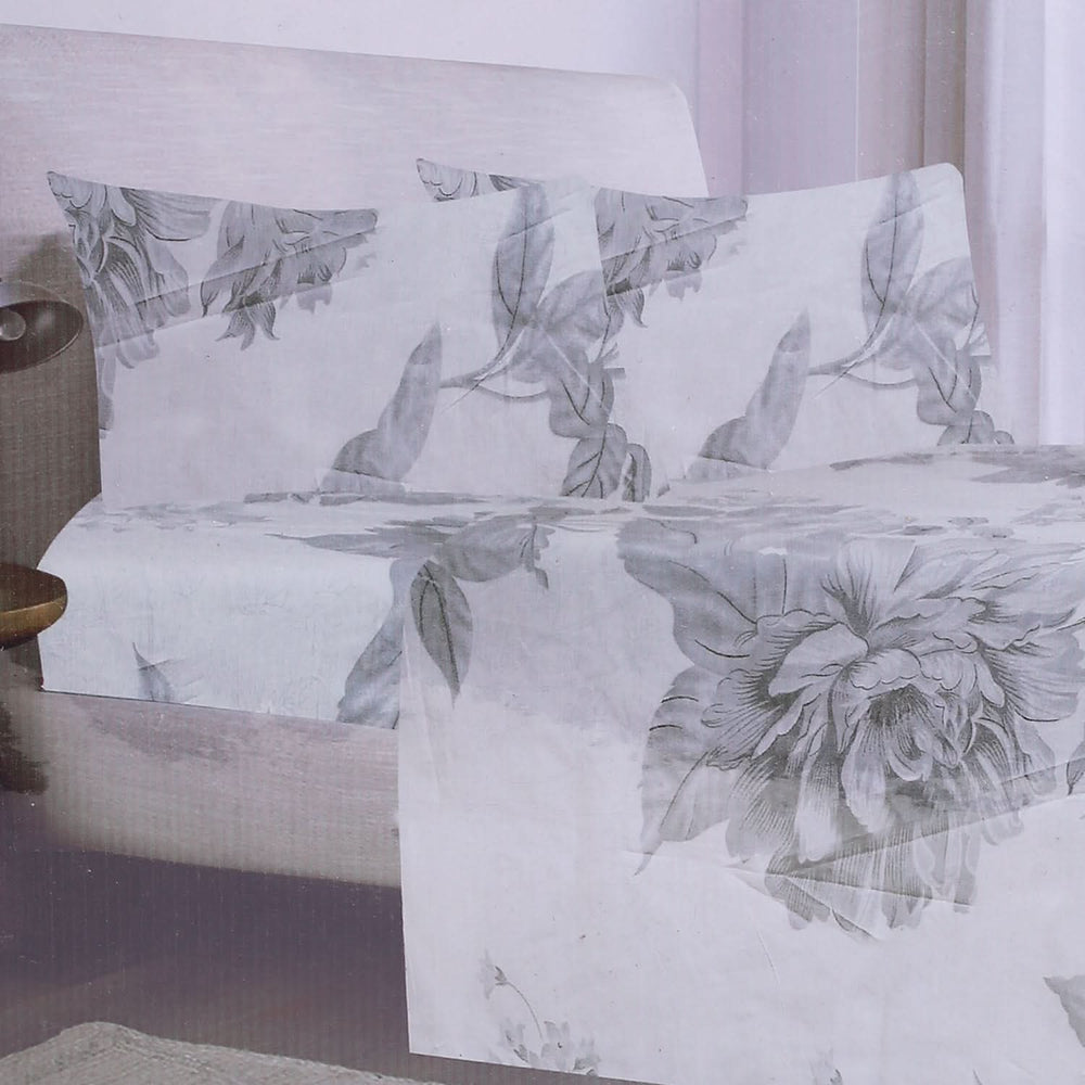 Printed King Bed Sheet - Multi Color, King Size Bed Sheet, Chase Value, Chase Value
