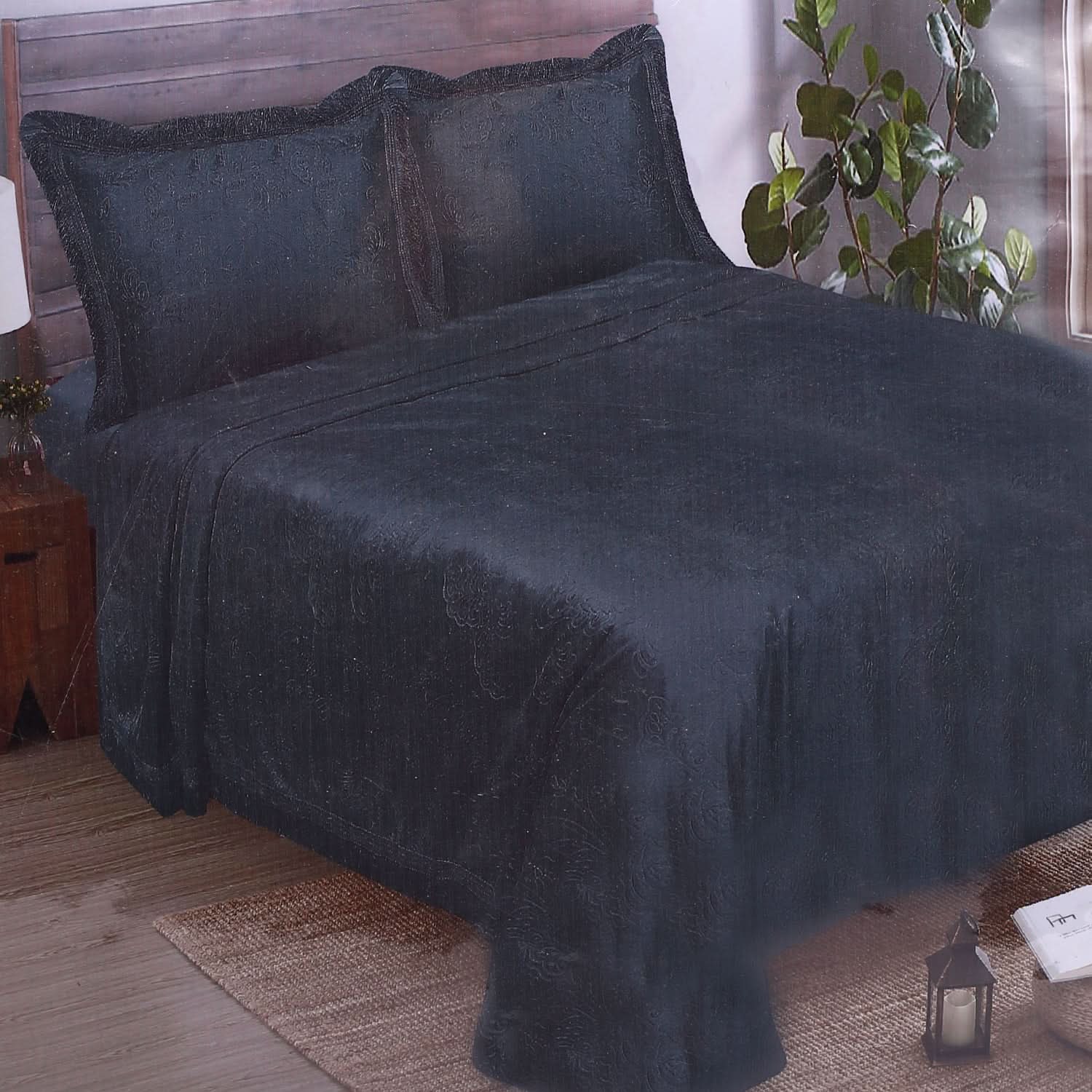 Silk Velvet Double Bedsheet, Double Size Bed Sheet, Chase Value, Chase Value