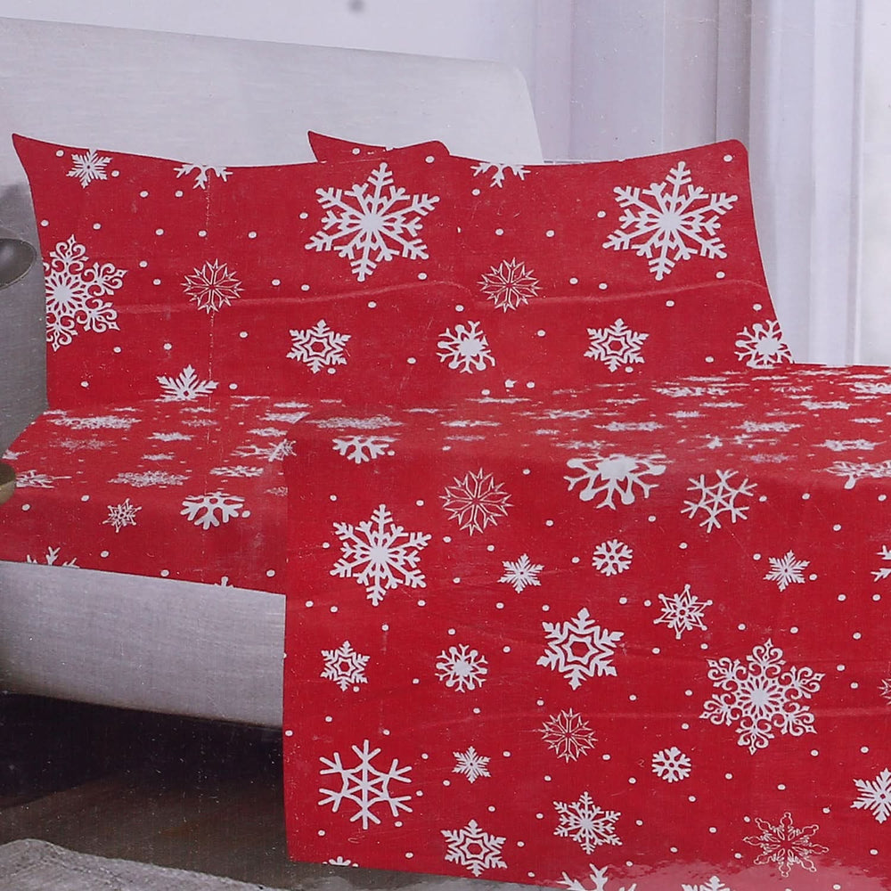 Printed King Bed Sheet - Multi Color, King Size Bed Sheet, Chase Value, Chase Value