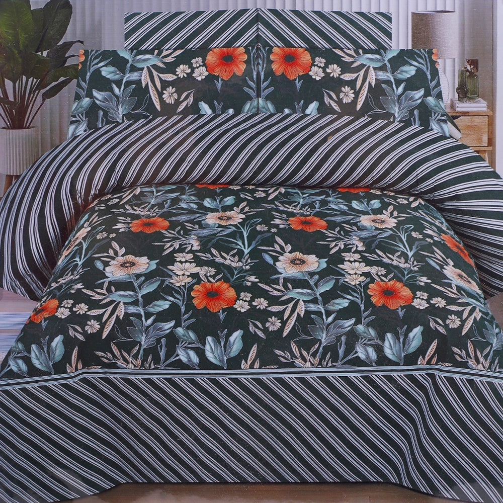 Mix & Match Printed Cotton Double Bedsheet - Multi Color, Double Size Bed Sheet, Chase Value, Chase Value