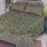 King Size Bedsheet Set 5Pcs 90*98 - Multi Color, King Size Bed Sheet, Chase Value, Chase Value