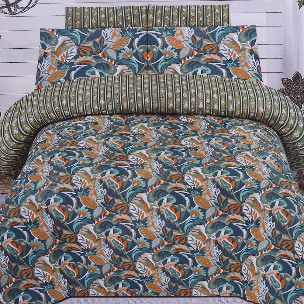 Mix & Match Printed Cotton Double Bedsheet - Multi Color, Double Size Bed Sheet, Chase Value, Chase Value